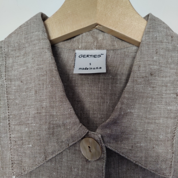 Gerties Linen Button Down Shirt - Picture 3 of 6